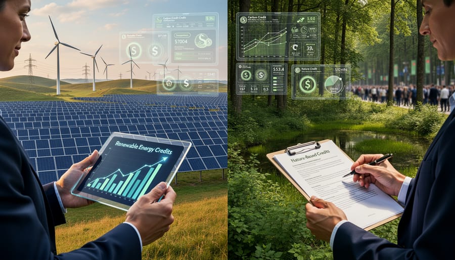 Solar panel array in Australian outback renewable energy installation